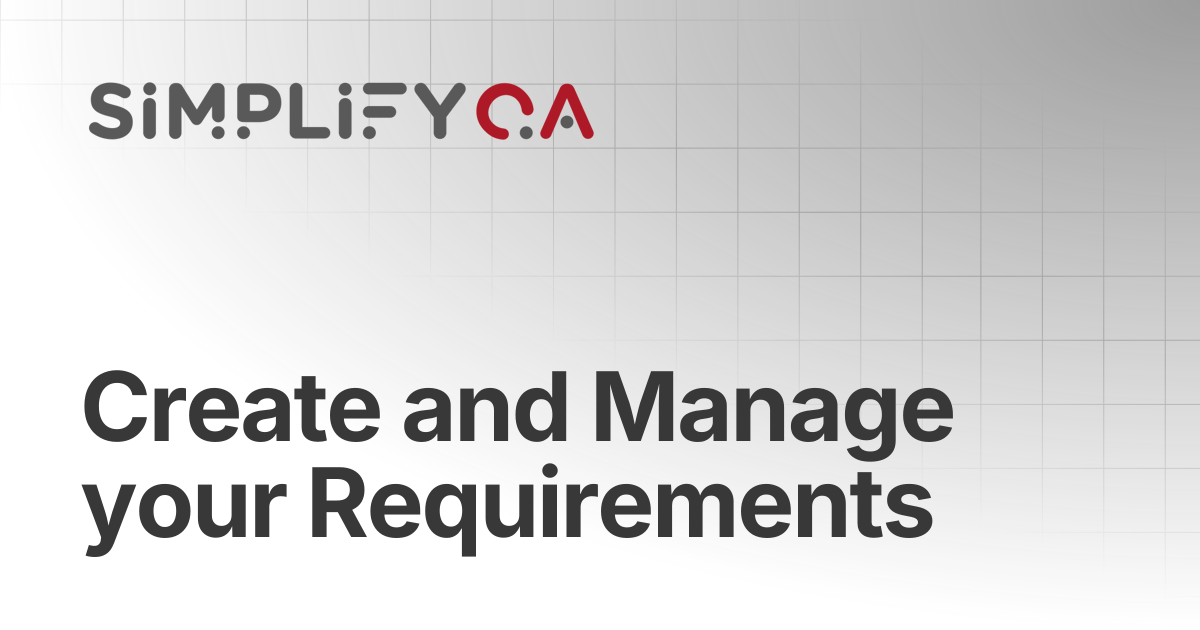 Create and Manage your Requirements | SimplifyQA Help Doc